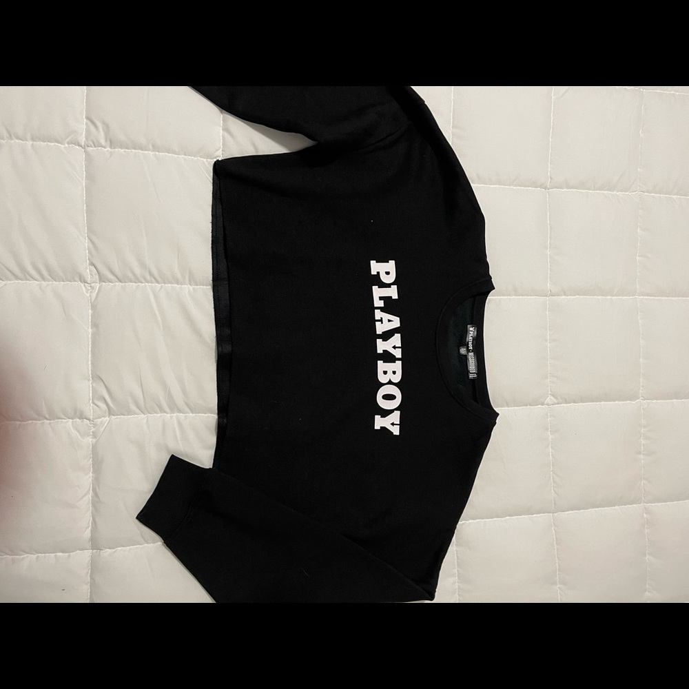 Cropped Playboy sweater